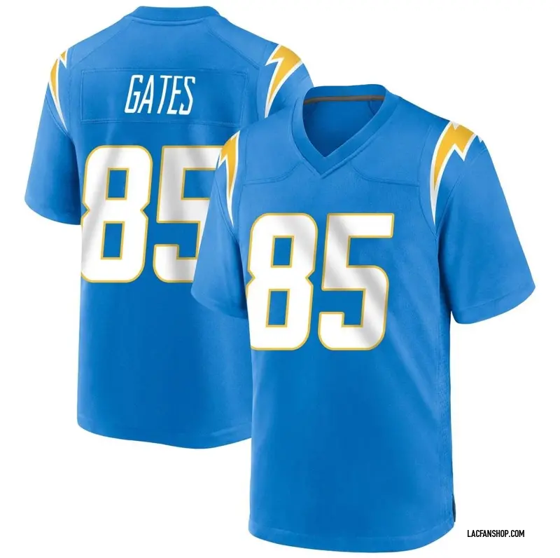 Men's Antonio Gates Los Angeles Chargers Powder Alternate Jersey