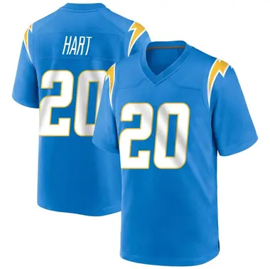 Men's Cam Hart Los Angeles Chargers Powder Alternate Jersey - Game Blue