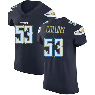 Men's Chris Collins Los Angeles Chargers Team Color Vapor Untouchable Jersey - Elite Navy Blue