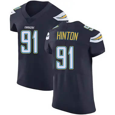 Men's Christopher Hinton Los Angeles Chargers Team Color Vapor Untouchable Jersey - Elite Navy Blue