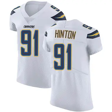 Men's Christopher Hinton Los Angeles Chargers Vapor Untouchable Jersey - Elite White