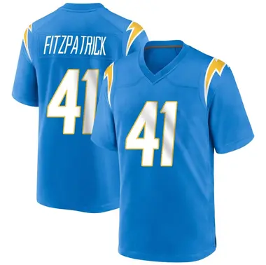 Men's Dez Fitzpatrick Los Angeles Chargers Powder Alternate Jersey - Game Blue