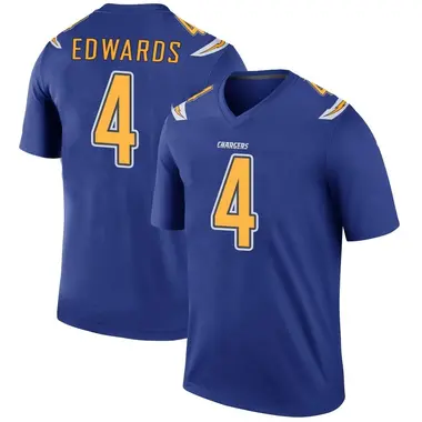 Men's Gus Edwards Los Angeles Chargers Color Rush Jersey - Legend Royal Big & Tall