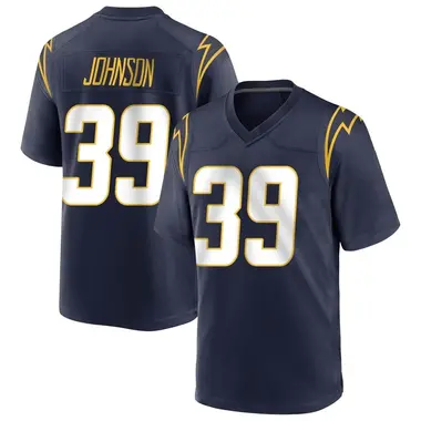 Men's Jaylen Johnson Los Angeles Chargers Team Color Jersey - Game Navy