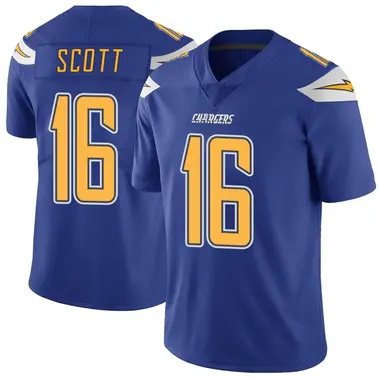 Men's JK Scott Los Angeles Chargers Color Rush Vapor Untouchable Jersey - Limited Royal