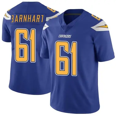 Men's Karsen Barnhart Los Angeles Chargers Color Rush Vapor Untouchable Jersey - Limited Royal