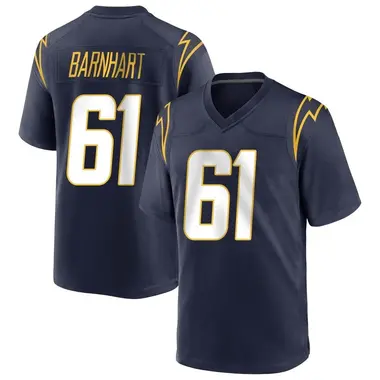 Men's Karsen Barnhart Los Angeles Chargers Team Color Jersey - Game Navy