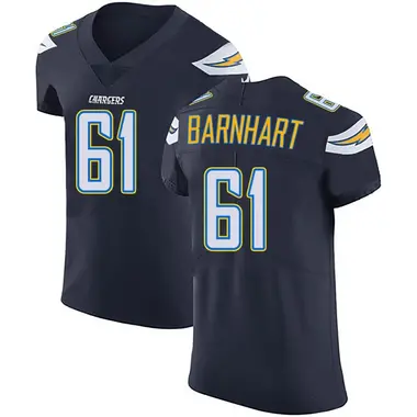 Men's Karsen Barnhart Los Angeles Chargers Team Color Vapor Untouchable Jersey - Elite Navy Blue