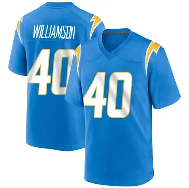 Men's Kendall Williamson Los Angeles Chargers Powder Alternate Jersey - Game Blue