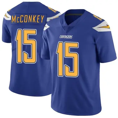 Men's Ladd McConkey Los Angeles Chargers Color Rush Vapor Untouchable Jersey - Limited Royal