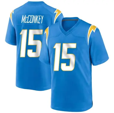 Men's Ladd McConkey Los Angeles Chargers Powder Alternate Jersey - Game Blue