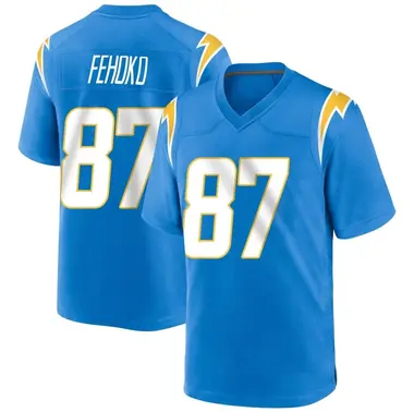 Men's Simi Fehoko Los Angeles Chargers Powder Alternate Jersey - Game Blue