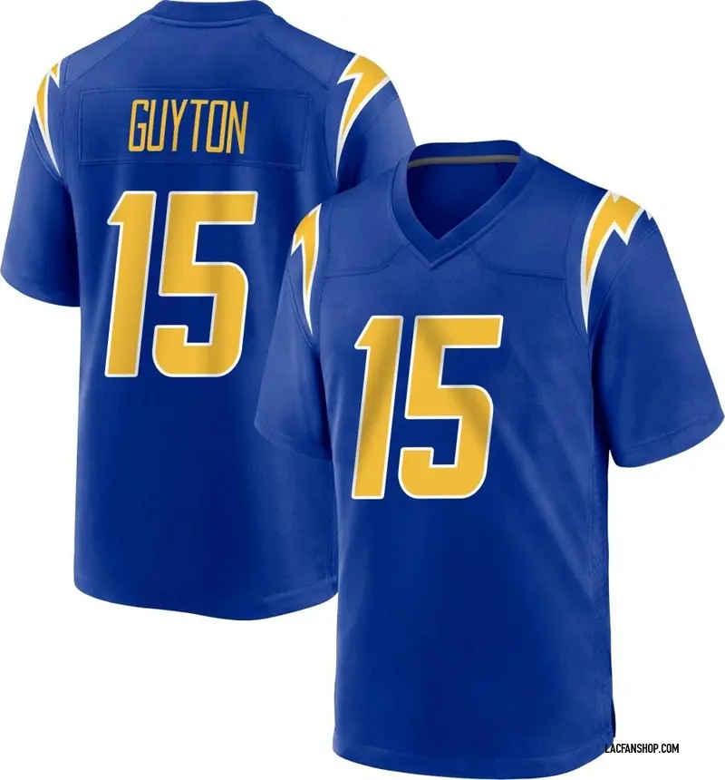 Youth Jalen Guyton Los Angeles Chargers 2nd Alternate Jersey