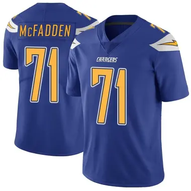 Youth Jordan McFadden Los Angeles Chargers Color Rush Vapor Untouchable Jersey - Limited Royal